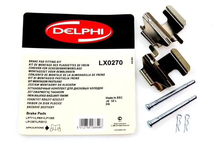 SET ASSEMBLY PADS DELPHI LX0270 photo 1 - milautoparts-fr.ukrlive.com