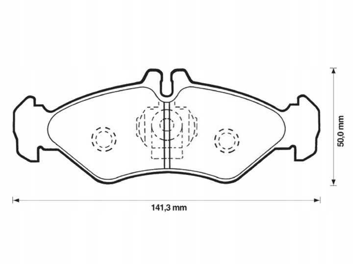 PADS BRAKE REAR MERCEDES VOLKSWAGEN photo 2 - milautoparts-fr.ukrlive.com