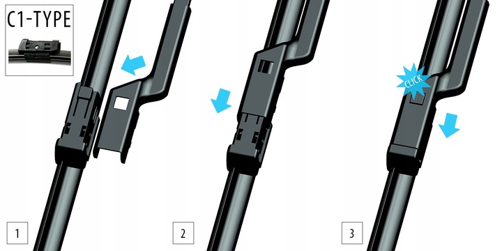 WIPER BLADES OXIMO SET ON FRONT REAR FOR VW PASSAT B8 UNIVERSAL 3G5 T-ROC A11 photo 7 - milautoparts-fr.ukrlive.com