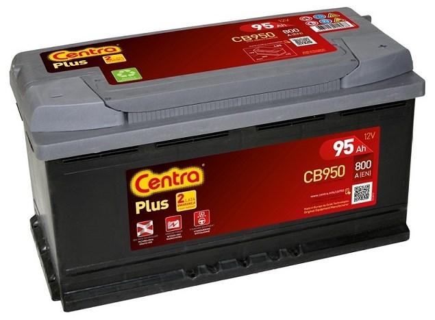 BATTERY CENTRA PLUS 95AH 800A CB950 DOSTAWA+WYM photo 1 - milautoparts-fr.ukrlive.com