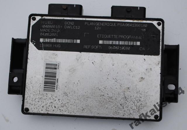 ORDINATEUR DE MOTEUR PEUGEOT 1.9 D 9644710280 BRZEG photo 1 - milautoparts-fr.ukrlive.com