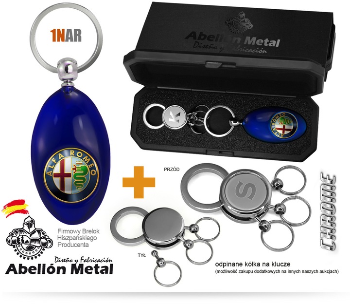 BRELOKI ALFA ROMEO CHROME 3D ENGRAVER GIFT 1NAR photo 2 - milautoparts-fr.ukrlive.com