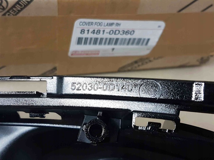 YARIS III 17-20 BLIND PLUG DEFLECTOR HALOGEN LAMP BUMPER P photo 4 - milautoparts-fr.ukrlive.com