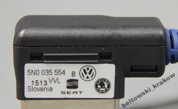 ORIGINAL INTERFEJS CABLE VW VOLKSWAGEN 5N0035554B photo 3 - milautoparts-fr.ukrlive.com