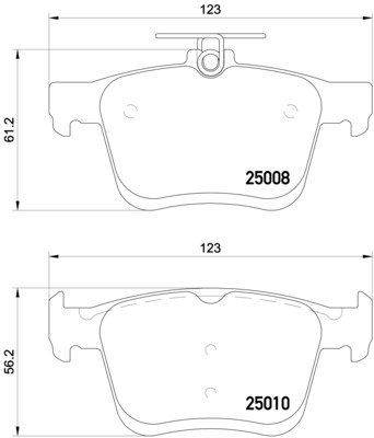 DISQUES I SABOTS DE FREIN BREMBO ARRIÈRE AUDI A3 8V 272MM photo 3 - milautoparts-fr.ukrlive.com