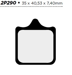 PLAQUETTES NISSIN COULEUR DORÉE DUCATI 996 R, 998 AVEC S4RS MONS