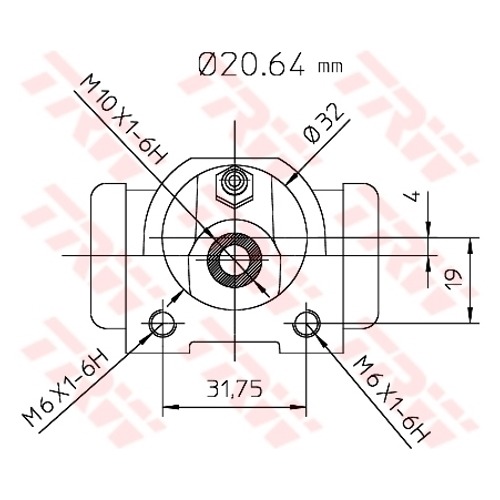 TRW BWF117 CYLINDER BRAKE photo 2 - milautoparts-fr.ukrlive.com