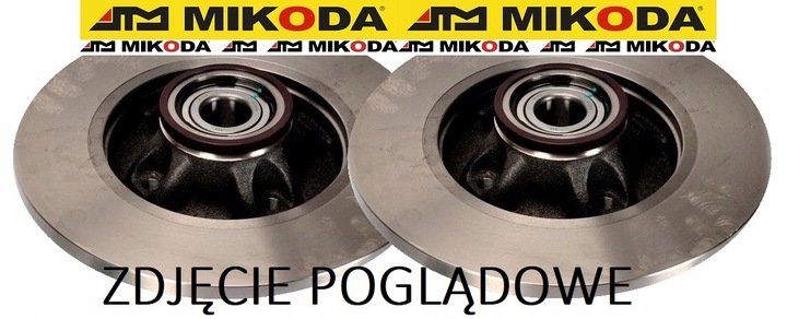 DISQUES MIKODA 0565L CITROEN C3 3 16R- ARRIÈRE 249MM photo 3 - milautoparts-fr.ukrlive.com