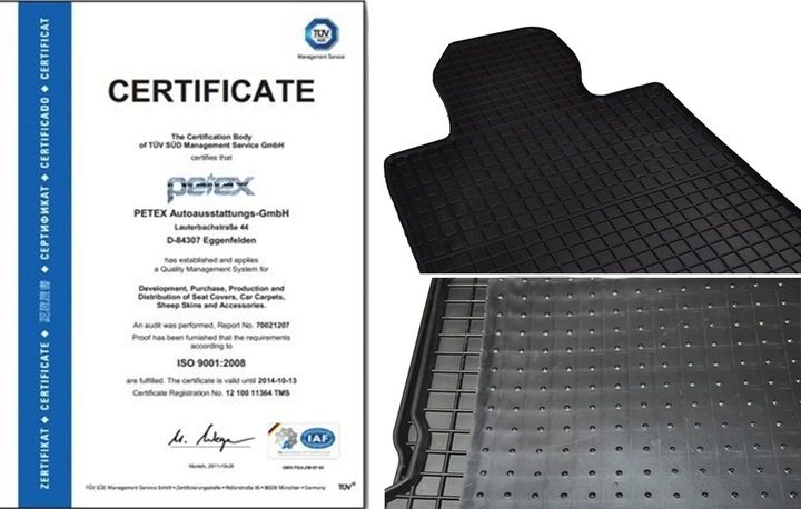 BMW 3 E-90 E-91 92 (2004-2013) MATS RUBBER PETEX ORIGINAL photo 3 - milautoparts-fr.ukrlive.com