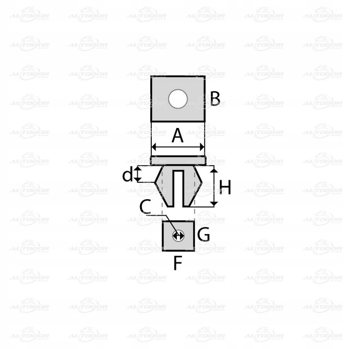 ROMIX C70115 CLAMPS HOOD ENGINE MOULDINGS SILL photo 3 - milautoparts-fr.ukrlive.com