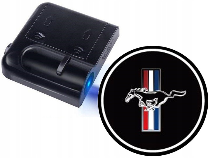 LIGHT LED POWITALNE LOGO FORD MUSTANG WIRELESS photo 1 - milautoparts-fr.ukrlive.com