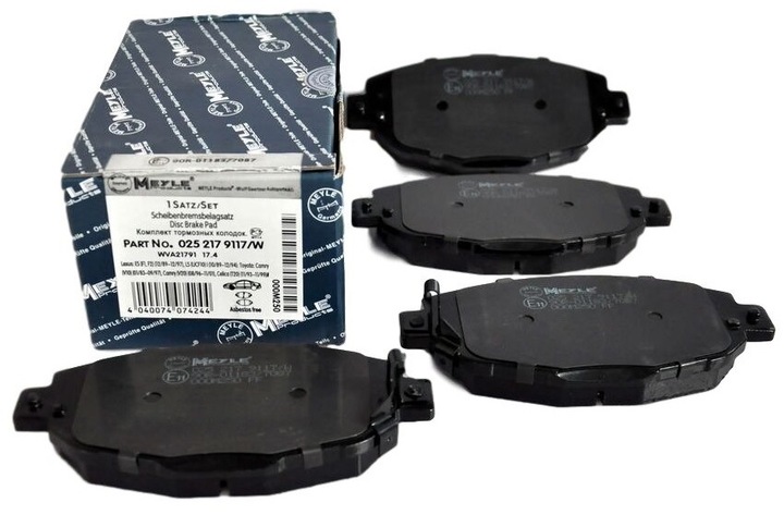 PADS BRAKE MEYLE 0252179117/W photo 1 - milautoparts-fr.ukrlive.com