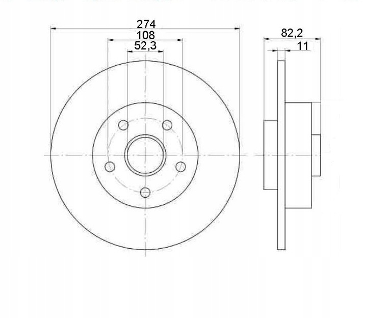 DISQUES MIKODA 1739L ROULEMENT RENAULT LAGUNA II ARRIÈRE photo 2 - milautoparts-fr.ukrlive.com