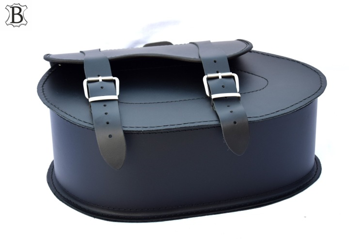 SACOCHES CUIR SAKO MOTOCYCLETTE COFFRE LATÉRAL S17A