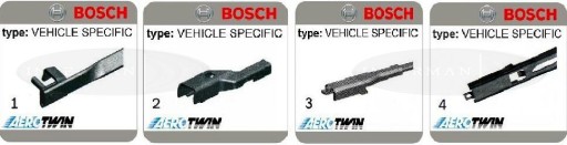 WIPER BLADES BOSCH AM475U 475MM 19