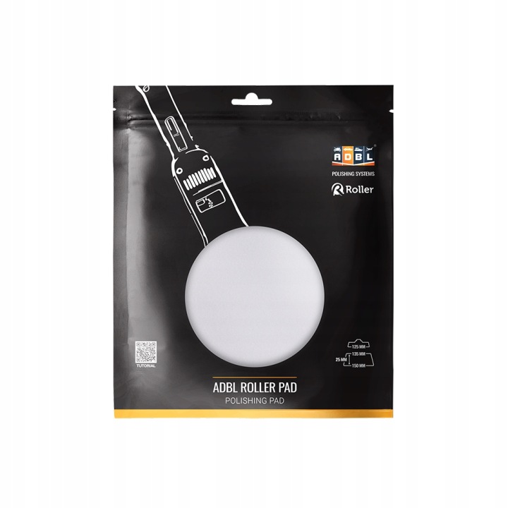 2 X ADBL ROLLER PAD R CUT DUR PAD POLERSKI SUR VELCRO GABKA PEINTURE 165/175M