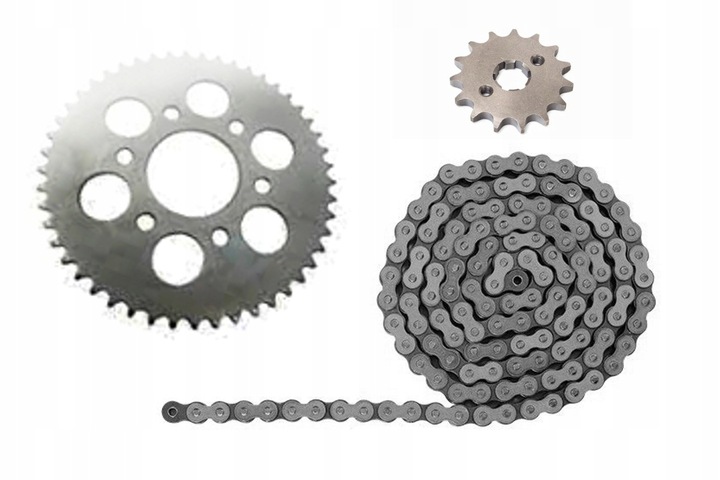 SET DRIVING GEAR CHAIN YBN PINION GEAR ZIPP PRO GT 50 photo 1 - milautoparts-fr.ukrlive.com