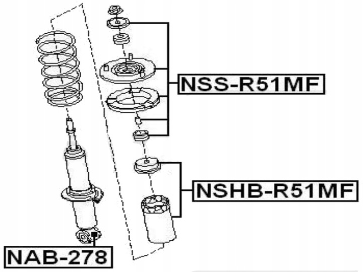 NISSAN PATHFINDER R51 05- COUSSIN FIXATION AMORTISSEUR photo 2 - milautoparts-fr.ukrlive.com