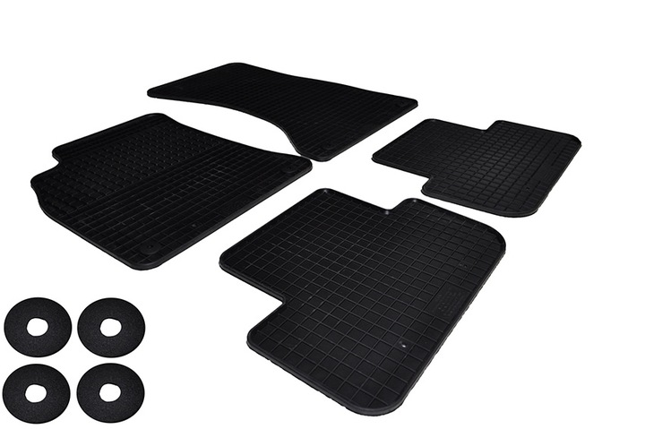 AUDI A4 B8 A5 (2008-2014) MATS RUBBER +STOPERY PETEX GERMANY photo 2 - milautoparts-fr.ukrlive.com