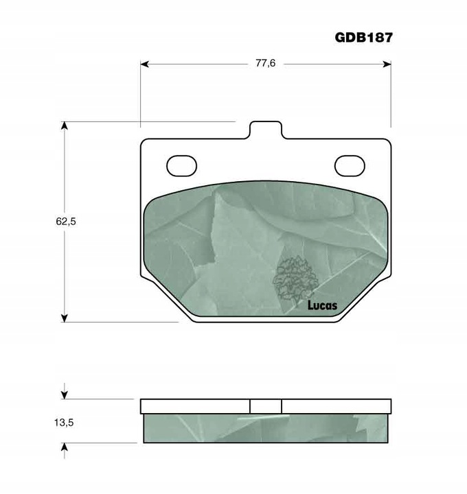 TRW PADS FRONT DAIHATSU CHARADE I 1 MK1 G10 1.0 photo 2 - milautoparts-fr.ukrlive.com