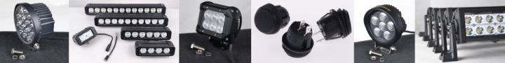 LAMPES DE TRAVAIL HALOGÈNES ENSEMBLE 2 CV 45W LED CREE 90W