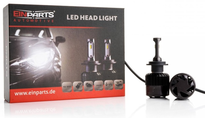 EINPARTS LAMPS LED H7 AUDI A3 8L 8P 8V A6 C5 C6 photo 2 - milautoparts-fr.ukrlive.com