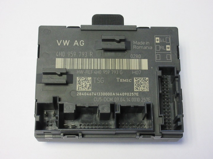 AUDI A8 D4 MODULE DOOR CONTROL UNIT NEW CONDITION 4H0959793R photo 1 - milautoparts-fr.ukrlive.com