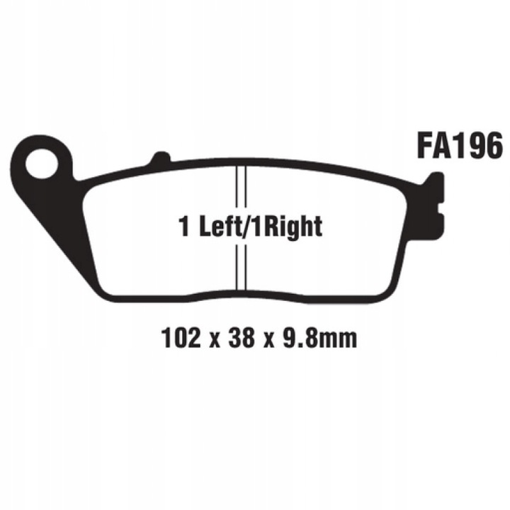 SABOTS DE FREIN DE FREIN EBC SFA196 YAMAHA X-MAX 125 250 photo 2 - milautoparts-fr.ukrlive.com