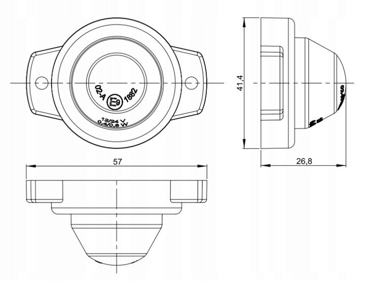 FEU GABARIT OBRYS BLANCHE LD358 DIODE ÉLECTROLUMINISCENTE LED photo 2 - milautoparts-fr.ukrlive.com