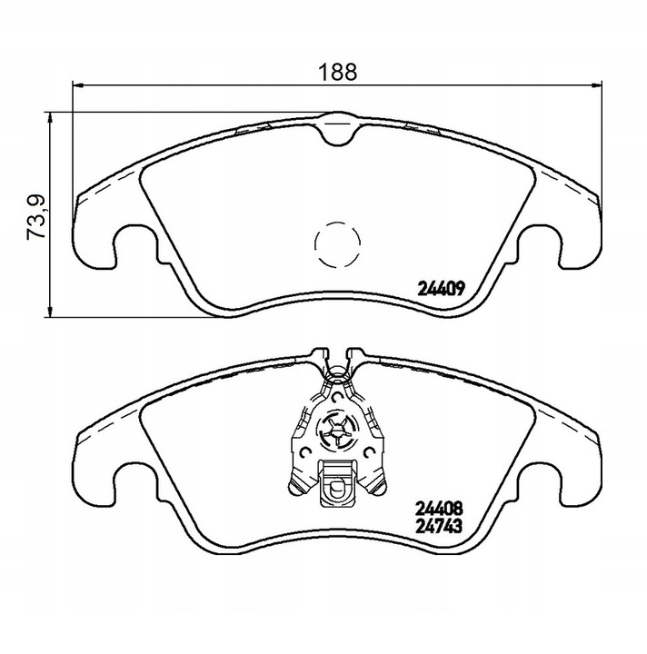 PADS TEXTAR 2474301 AUDI A4 B8 07R- FRONT photo 2 - milautoparts-fr.ukrlive.com