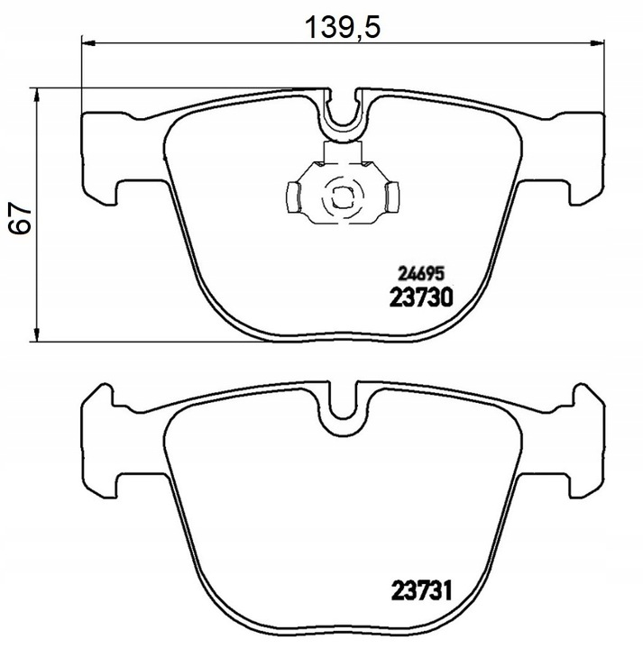 DISQUES MIKODA 0471 SABOTS DE FREIN BMW 6 E63 E64 ARRIÈRE 345MM photo 3 - milautoparts-fr.ukrlive.com