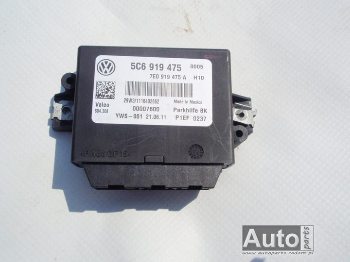 AP CONTROL UNIT MODULE PARKING 5C6919475 JETTA 5C photo 2 - milautoparts-fr.ukrlive.com