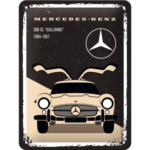 METAL PLAKAT 15X20CM MERCEDES RETRO FANA PREZEN photo 2 - milautoparts-fr.ukrlive.com