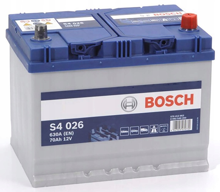 BATTERY BOSCH S4 70AH 630A P+ BOSCH 0 092 S40 260 MOZLIWY ADDITIONAL DELIVERY ASSEMBLY photo 7 - milautoparts-fr.ukrlive.com