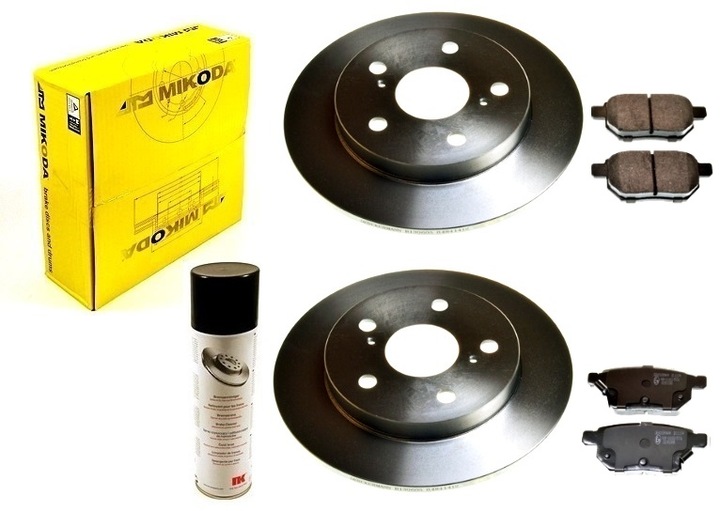 DISCS PADS TOYOTA PRIUS III ZVW3 2009-2015 PRIUS IV ZVW5 2015- REAR SET photo 1 - milautoparts-fr.ukrlive.com