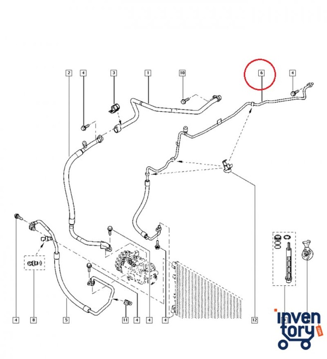 CABLE AIR CONDITIONER RENAULT MASTER 2.3 DCI ORYG!! photo 2 - milautoparts-fr.ukrlive.com