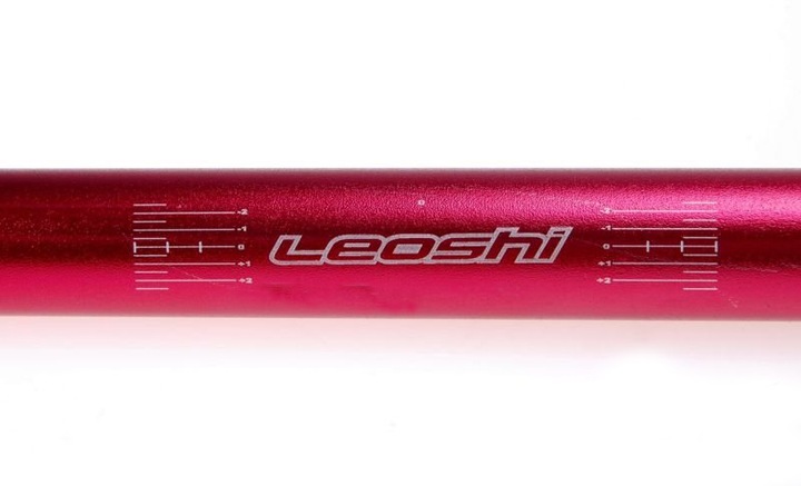 LEOSHI STEERING WHEEL ALUMINIUM CROSS RED 22 MM photo 2 - milautoparts-fr.ukrlive.com