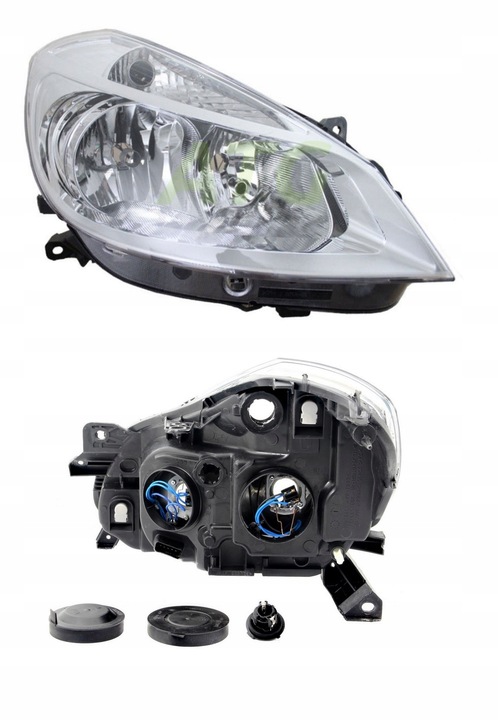 LAMP LAMP RENAULT CLIO 3 05-08 H7+H7 RIGHT DEPO photo 1 - milautoparts-fr.ukrlive.com