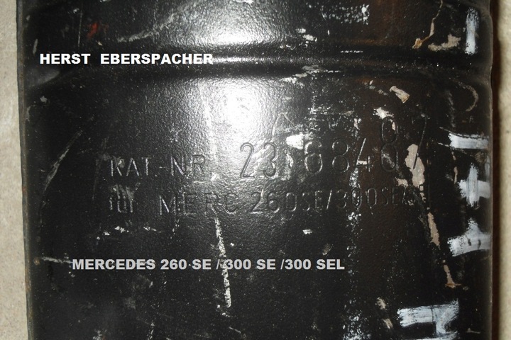 POT D'ÉCHAPEMENT EBERSPACHER MERCEDES 260 300 SE ÉCHAPEMENT photo 4 - milautoparts-fr.ukrlive.com