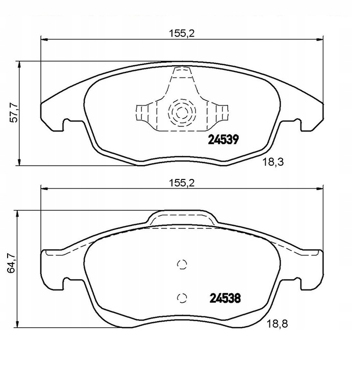 DISQUES MIKODA 0545 GT SABOTS DE FREIN CITROEN C4 II 09R- AVANT 283MM photo 3 - milautoparts-fr.ukrlive.com