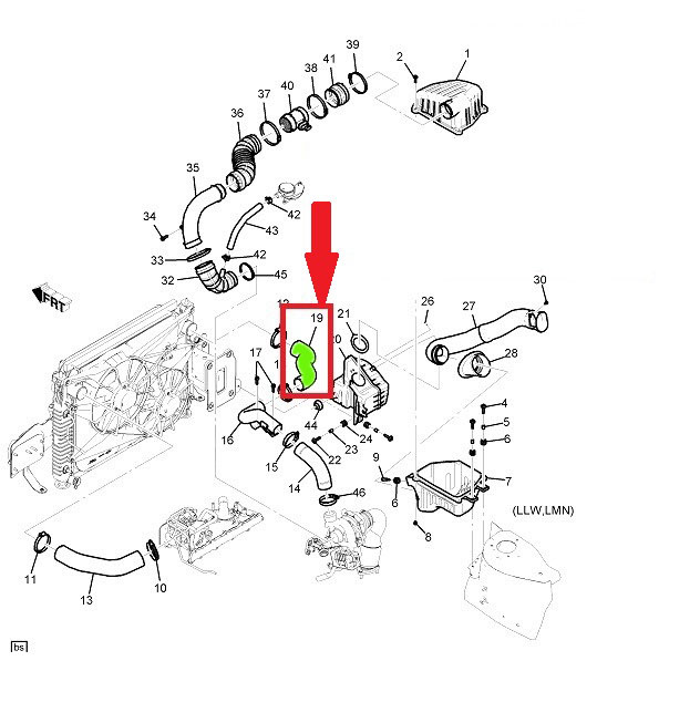 CABLE TURBO RADIATOR OPEL ANTARA 2.0 TDCI photo 6 - milautoparts-fr.ukrlive.com