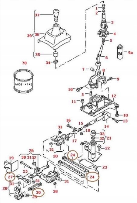 AUDI A3 VW GOLF IV 4 CÂBLE CHANGEMENT DE VITESSES DE TRANSMISSION COIPLEUR photo 5 - milautoparts-fr.ukrlive.com