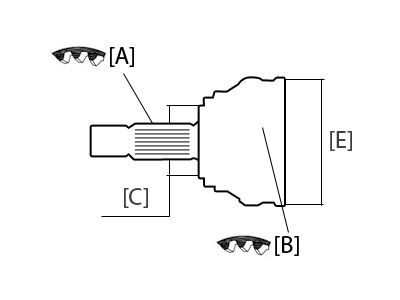 JOINT ARBRE MERCEDES ML (W164), R (V251)