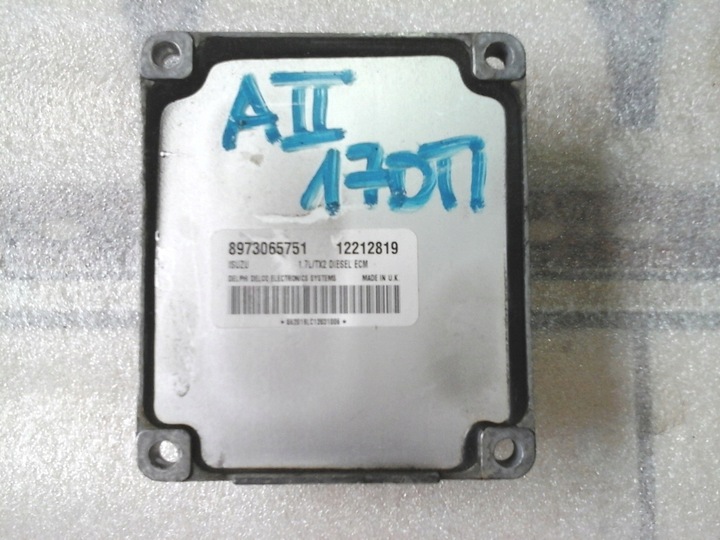 Opel astra g 2 2000-2003 год 1.7 y17dt блок управления блок управления 12212819, Цена