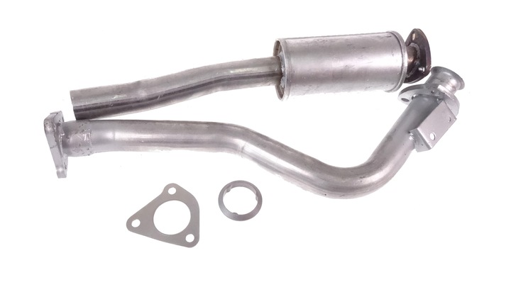 фото №1, Труба kol + глушитель катализатор audi 80 1,6 1,8