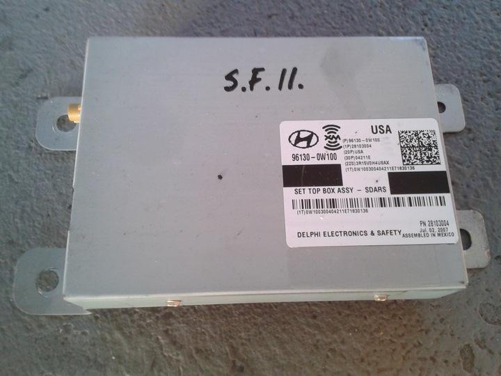 фото №1, Hyundai santa fe ii 06 модуль 96130-0w100 settopbox