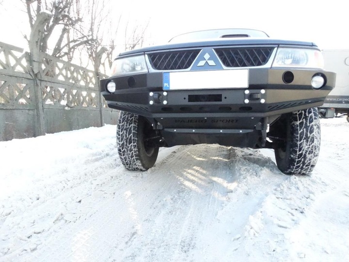 фото №10, Бампер переднее mitsubishi pajero sport стальной