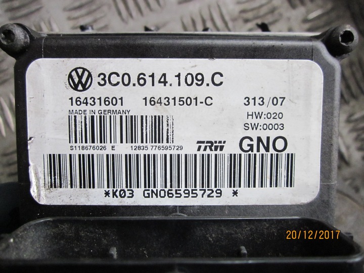 фото №11, Насос abs vw passat b6 05-10r 3c0614109c