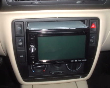 фото №10, Passat b5 b5fl рамка консоли pod навигации 2din