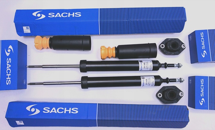 фото №1, 2x sachs амортизатор зад защитные накладки подушка bmw e81 e87